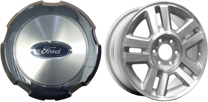 C3559CB Ford F-150 OEM Chrome/Brushed Center Cap #4L3Z1130JA
