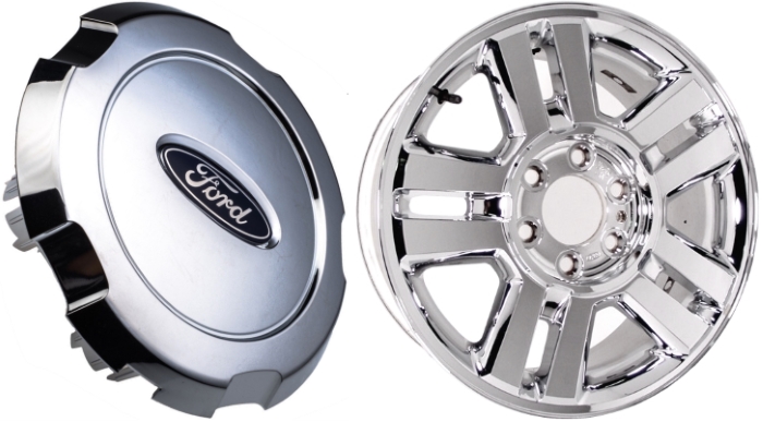 C3559C Ford F-150 OEM Center Cap ALL Chrome #6L3Z1130D