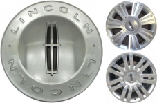 C3665 Lincoln Navigator OEM Center Cap Satin Chrome #AL7Z1130A