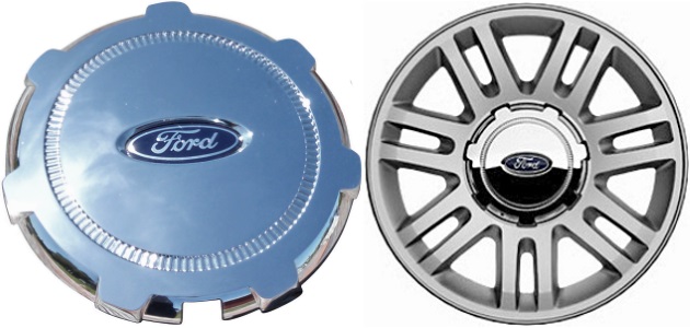 C3784B Ford F-150 OEM Center Cap Chrome #9L3Z1130C