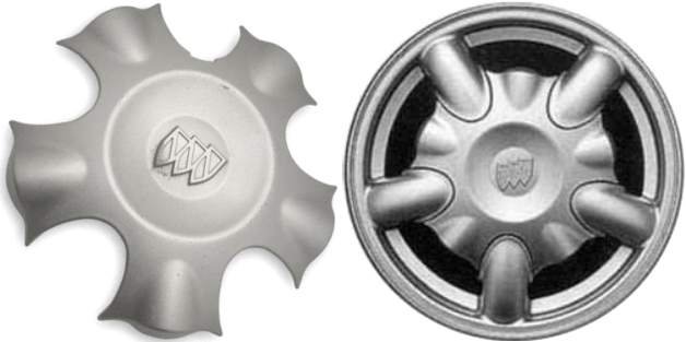 One 1999 to 2002 Buick Lesabre alloy wheel center cap hubcap 