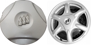 C4038B Buick Regal OEM Silver Painted Center Cap #9593588