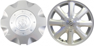 C4056U02 Buick Allure, LaCrosse OEM Silver Painted Center Cap #9595038