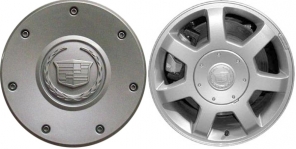 C4567 OEM Cadillac CTS Silver Painted Center Cap #9594997