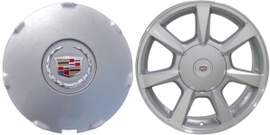 C4623/4624 Cadillac CTS OEM Silver Center Cap #9596626
