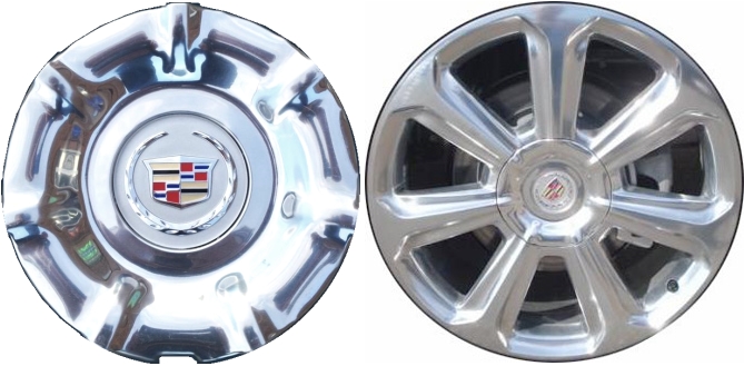 C4708 Cadillac SRX OEM Polished Center Cap #20965438