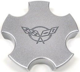 C5123 Chevrolet Corvette OEM Silver Center Cap #9593802