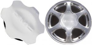 C5132 GMC Sierra 1500, Yukon OEM Center Cap Polished #9594697