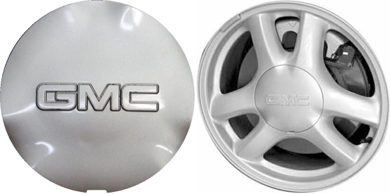 C5136 GMC Envoy OEM  Silver Painted Center Cap #9593392