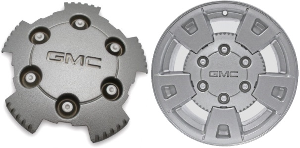 C5183-GMC Canyon OEM Silver Center Cap #9593989