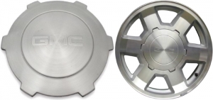 C5193 GMC Sierra 1500, Yukon OEM Brushed Center Cap #9594502