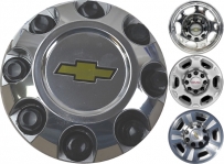 C5298C-CHEV Chevrolet Silverado 2500, 3500 SRW, Suburban Chrome OEM Center Cap #9595868