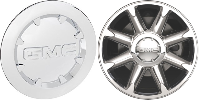 Set of 4 2003-2006 GMC Yukon XL Center Caps Hubcaps For 6 Spoke Aluminum Wheel 