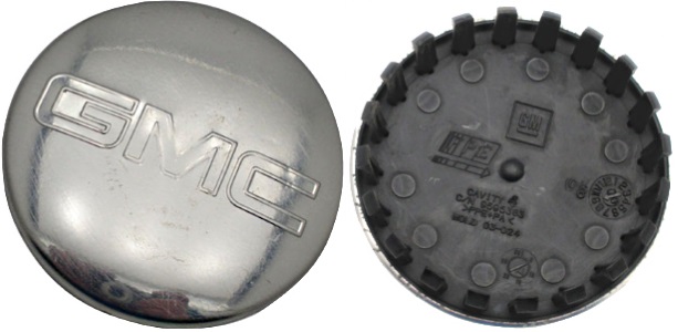 C5307 GMC Sierra 1500, Yukon OEM Polished Center Cap #9595383