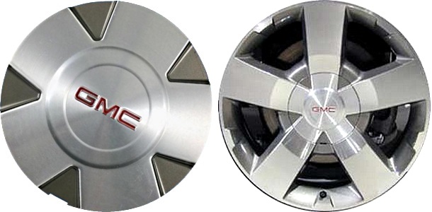 C5430 GMC Acadia OEM Grey Machined Center Cap #9596977
