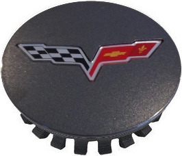 C5463 Chevrolet Corvette OEM Charcoal Center Cap #9597344