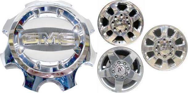 C5503U03-GMC Sierra 2500, 3500 OEM Chrome Center Cap #9597794