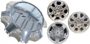 C5503U02-CHEV Chevrolet Silverado 2500, 3500 SRW Chrome OEM Center Cap #9597789