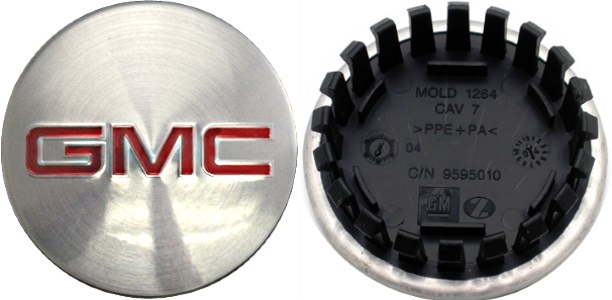 C5693 GMC Acadia, Canyon OEM Machined Center Cap #52015040