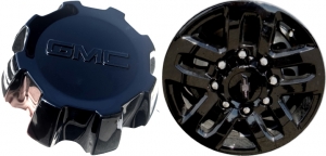 C5706 GMC Sierra 2500 OEM Black Center Cap #84027330