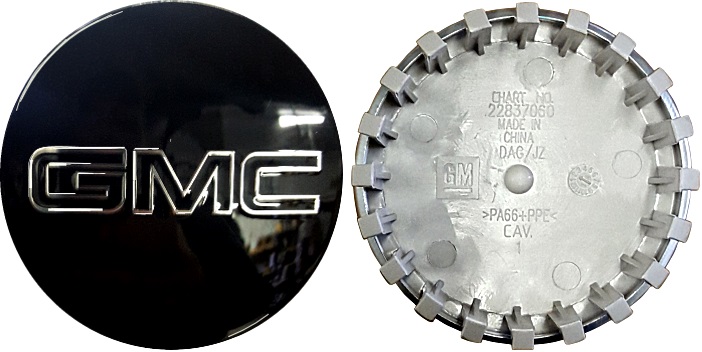 83mm /3.26 GMC Logo Rim Center Hub Caps for 2014-2019 GMC Yukon XL Sierra 1500 Silver Black YAKKU Set of 4 GMC Wheel Center Caps Emblem 