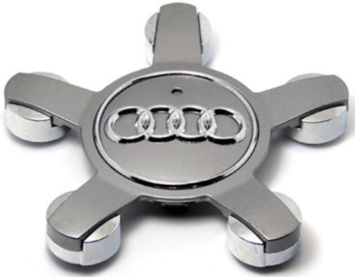C58832 Audi A3, A4, A6, Q5, S3, SQ5 OEM Charcoal/Chrome Center #8R0 601 165
