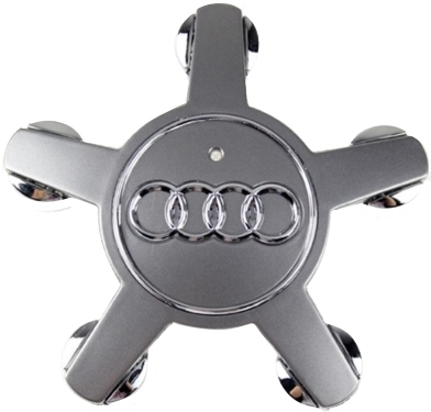 C58838 Audi Allroad, S7, S8, SQ5 OEM Charcoal/Chrome Center #4F0 601 165