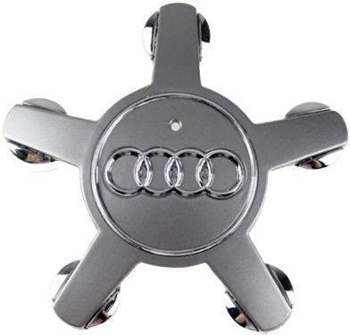 C58838 Audi Q5, S4, S5, S6, TT OEM Charcoal/Chrome Center Cap