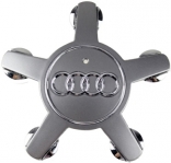 C58838 Audi A3, A4, A5, A6, A7, A8, Q3 OEM Charcoal/Chrome Center #4F0 601 165
