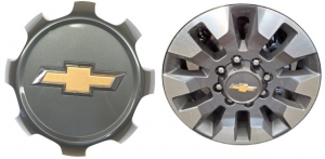 C5960U01 Chevrolet Silverado 2500, 3500 SRW Grey OEM Center Cap #84560570