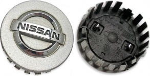 C62464 Nissan Armada, Frontier, Pathfinder, Titan, Xterra OEM Silver Center Cap #40342-EA21A