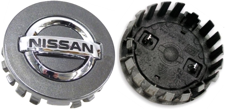 C62533 Nissan Frontier, Pathfinder, Xterra OEM Charcoal Center Cap #40342-9BE0A