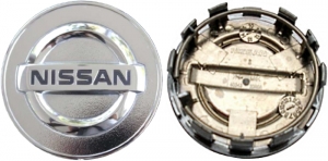 C62601 Nissan Murano, Quest, Rogue, Sentra, Versa OEM Textured Chrome Center Cap #40343 AU51