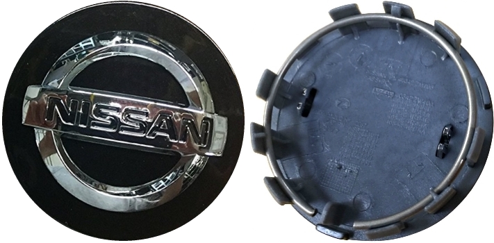C62720 Nissan LEAF, Murano, Pathfinder, Rogue, Sentra, Versa OEM Black Center Cap #40342-JF50A