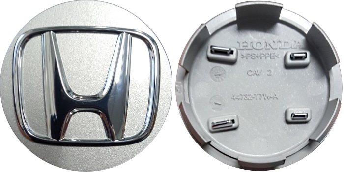 C63152/63151U01 Honda Accord, HR-V OEM Silver Center Cap #44732T7WA21