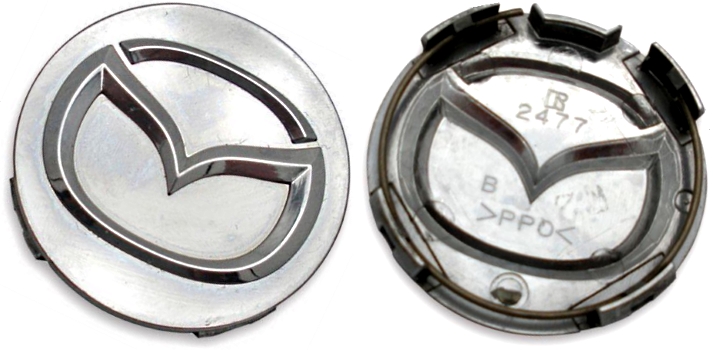 C64868 Mazda Protege OEM Chrome Center Cap #L082-37-192