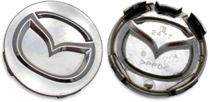 C64868 Mazda Protege OEM Chrome Center Cap #L082-37-192