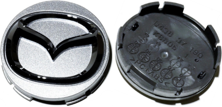 C64939 Mazda2 OEM Silver Center Cap #D436-37-190