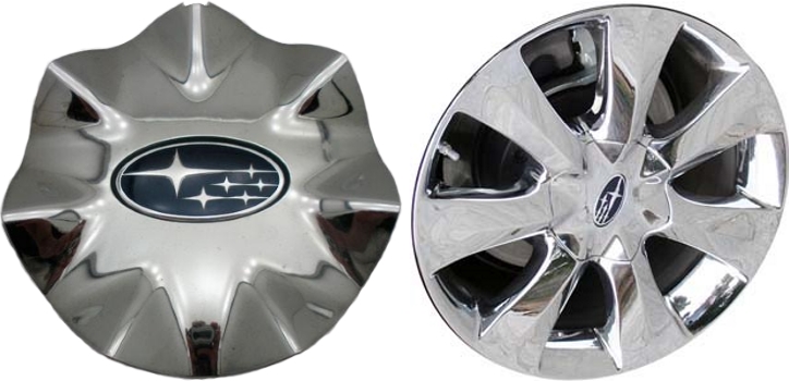 C68747U95 Subaru Tribeca OEM Chrome Center Cap #B3110XA000