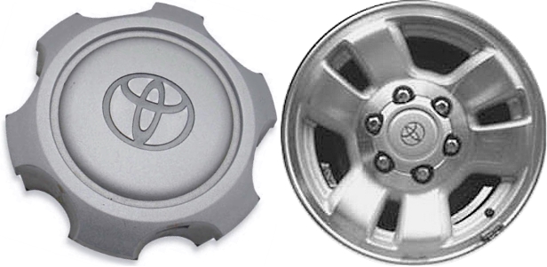 C69346/69356 Toyota 4Runner, Tacoma OEM Silver Center Cap #42603-04030