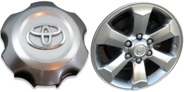 C69481 Toyota 4Runner OEM Hyper Silver Center Cap #4260335830