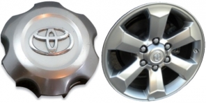 C69481 Toyota 4Runner OEM Hyper Silver Center Cap #4260335830