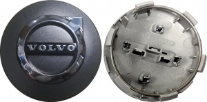C70424 Volvo S60, S90, V60, V90, XC60, XC90 OEM Dark Charcoal Center Cap #31400897