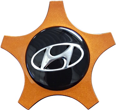 C70813 Hyundai Veloster OEM Orange Center Cap #52960-2V000R9A