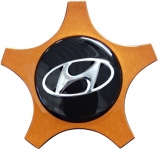 C70813 Hyundai Veloster OEM Orange Center Cap #52960-2V000R9A