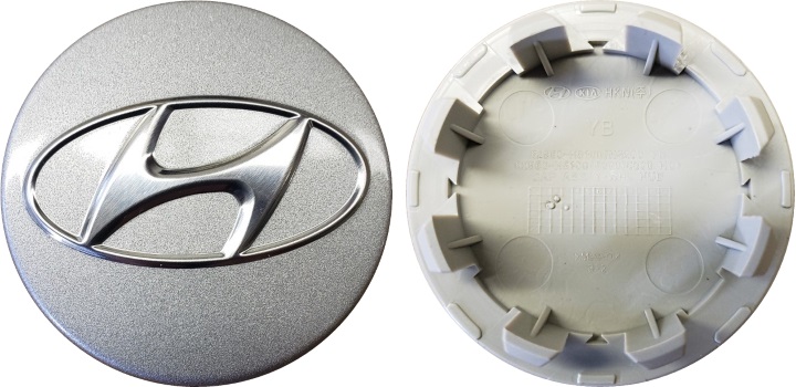C70922 Hyundai Accent Silver OEM Center Cap #52960-H5100