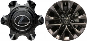 C74297U03 Lexus GX460 OEM Charcoal Center Cap #4260BWY010