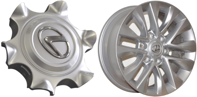C74297U01 Lexus GX460 OEM Silver Center Cap #4260B60320