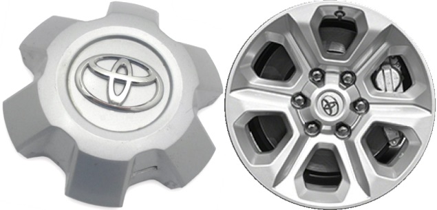 C75153 Toyota 4Runner OEM Silver Center Cap #4260B35070