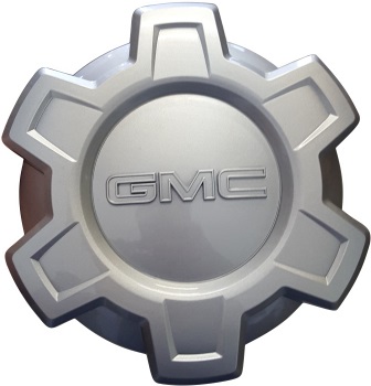 C8130-GMC Sierra 1500 OEM Silver Center Cap #86814410